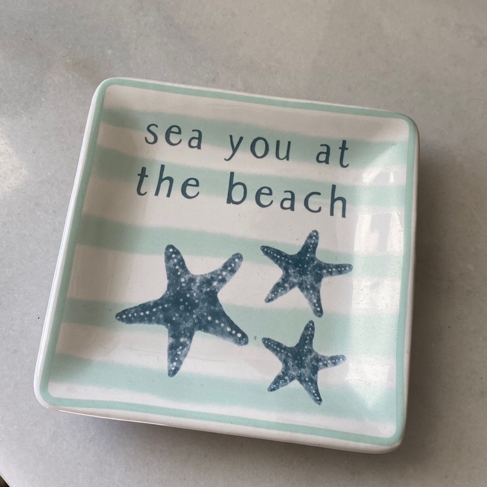 “Sea you at the beach” Ring/jewelry Dish
